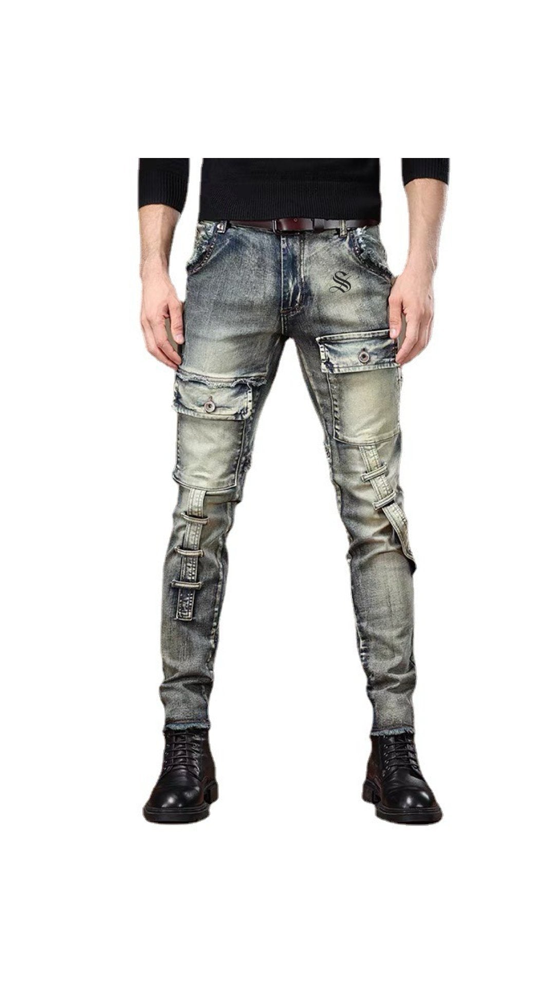 Stuahua hima 2 - Denim Jeans for Men - Sarman Fashion - Wholesale Clothing Fashion Brand for Men from Canada