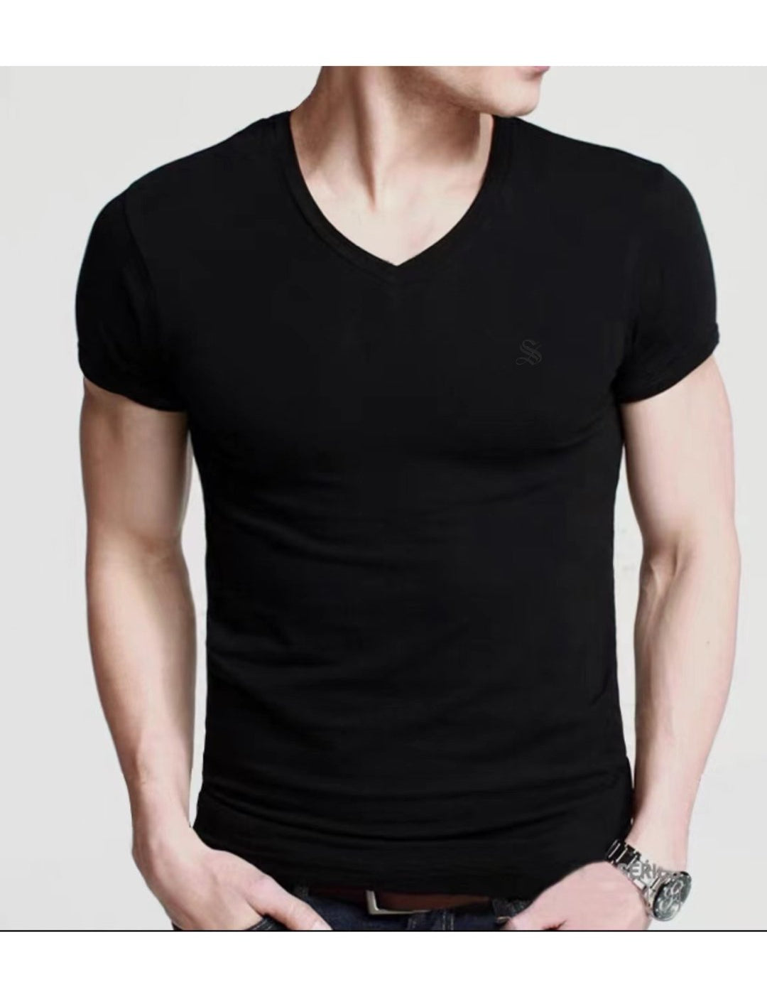 SummerVice 2 - V-Neck T-Shirt for Men - Sarman Fashion - Wholesale Clothing Fashion Brand for Men from Canada