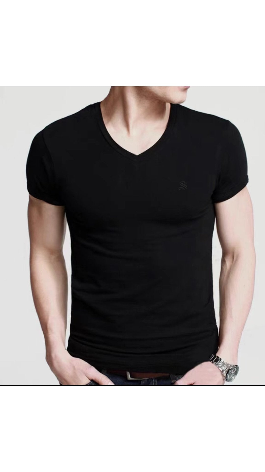 SummerVice 2 - V-Neck T-Shirt for Men - Sarman Fashion - Wholesale Clothing Fashion Brand for Men from Canada