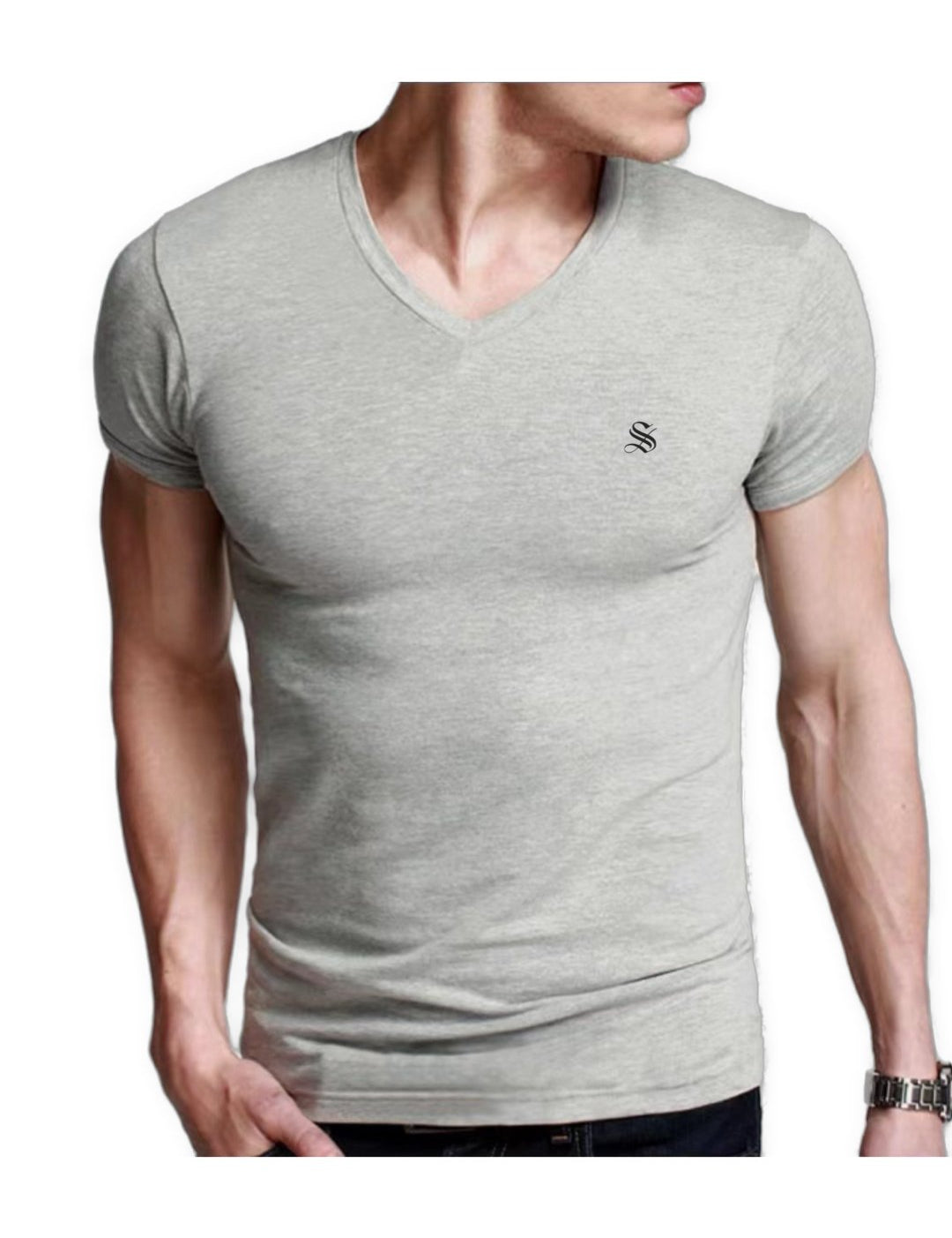 SummerVice 2 - V-Neck T-Shirt for Men - Sarman Fashion - Wholesale Clothing Fashion Brand for Men from Canada