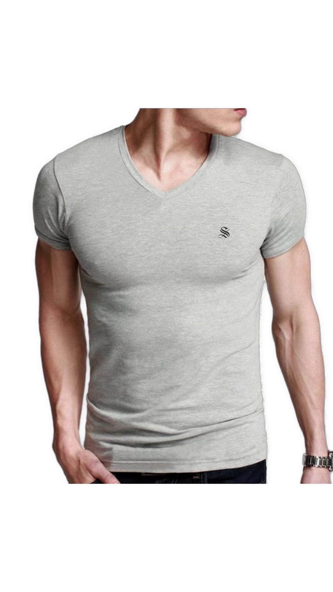 SummerVice 2 - V-Neck T-Shirt for Men - Sarman Fashion - Wholesale Clothing Fashion Brand for Men from Canada