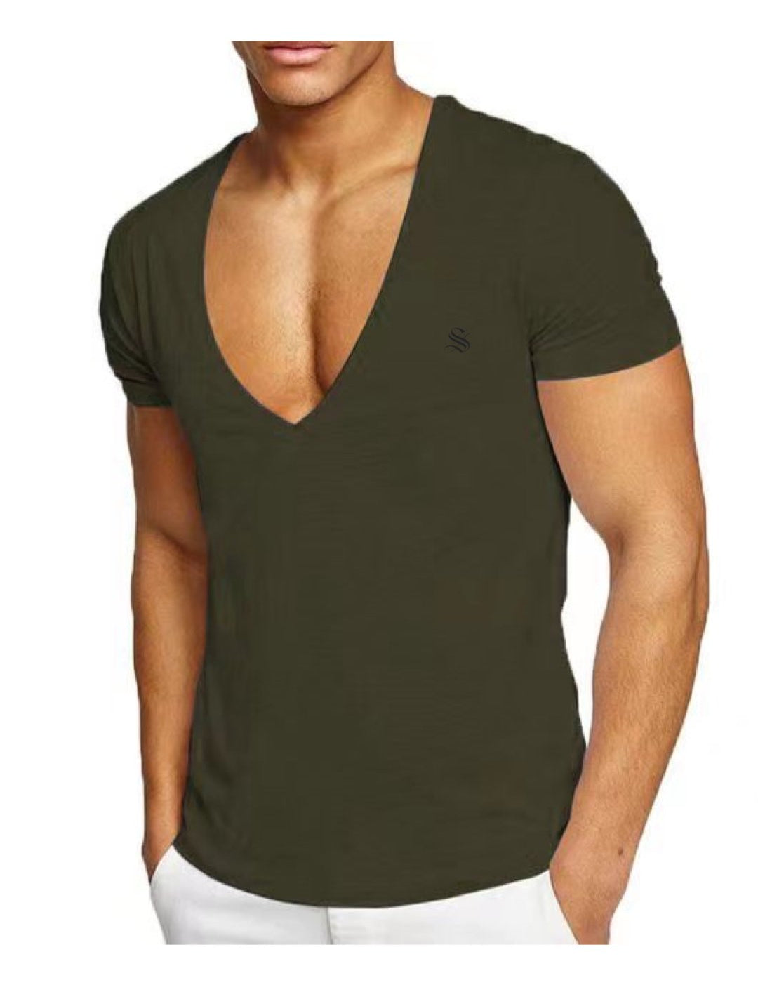 SummerVice - V-Neck T-Shirt for Men - Sarman Fashion - Wholesale Clothing Fashion Brand for Men from Canada