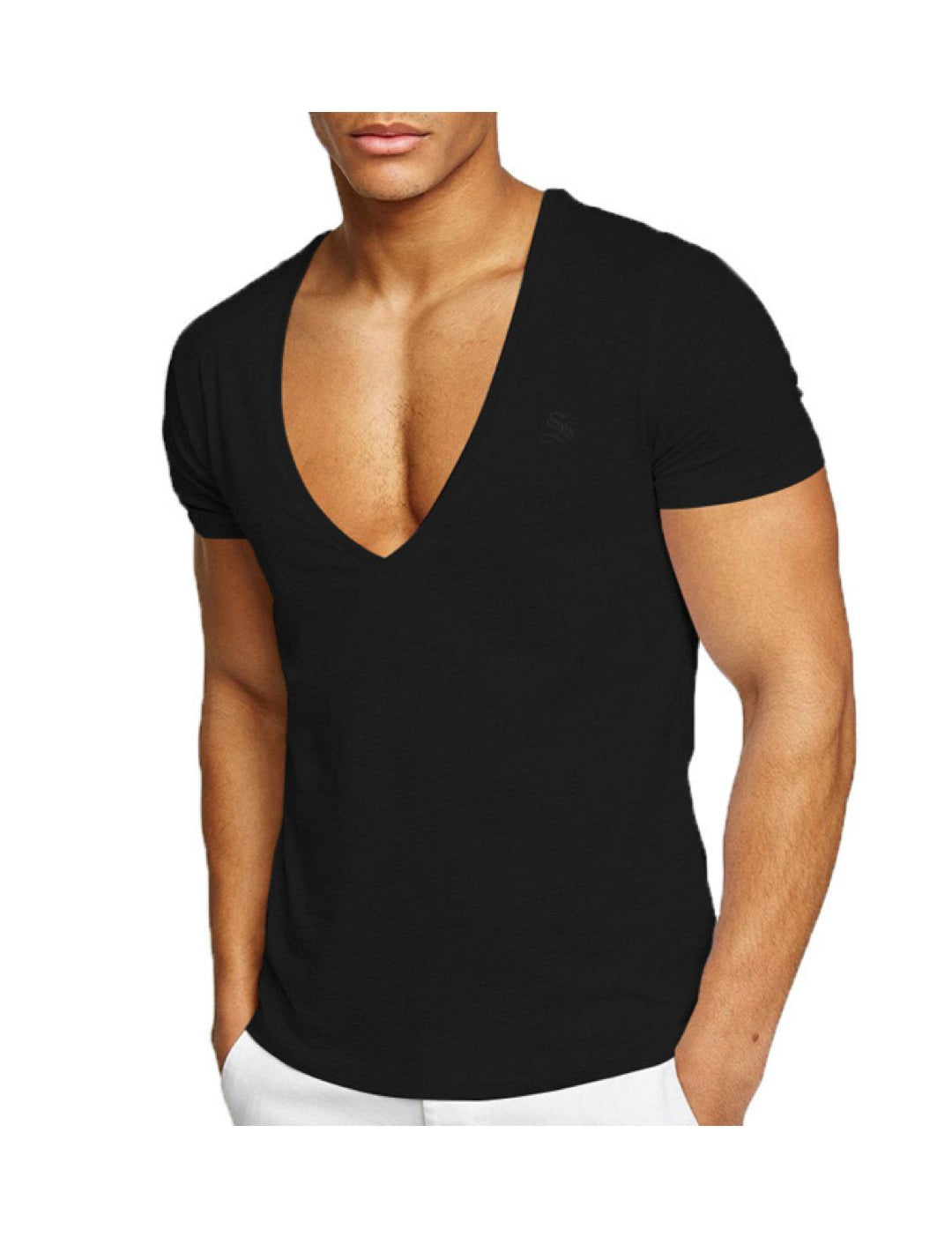 SummerVice - V-Neck T-Shirt for Men - Sarman Fashion - Wholesale Clothing Fashion Brand for Men from Canada