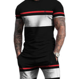 Tonal 2 - Complete Set T - Shirt & Shorts for Men - Sarman Fashion - Wholesale Clothing Fashion Brand for Men from Canada