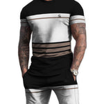 Tonal 5 - Complete Set T - Shirt & Shorts for Men - Sarman Fashion - Wholesale Clothing Fashion Brand for Men from Canada