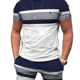 Tonal 6 - Complete Set T - Shirt & Shorts for Men - Sarman Fashion - Wholesale Clothing Fashion Brand for Men from Canada