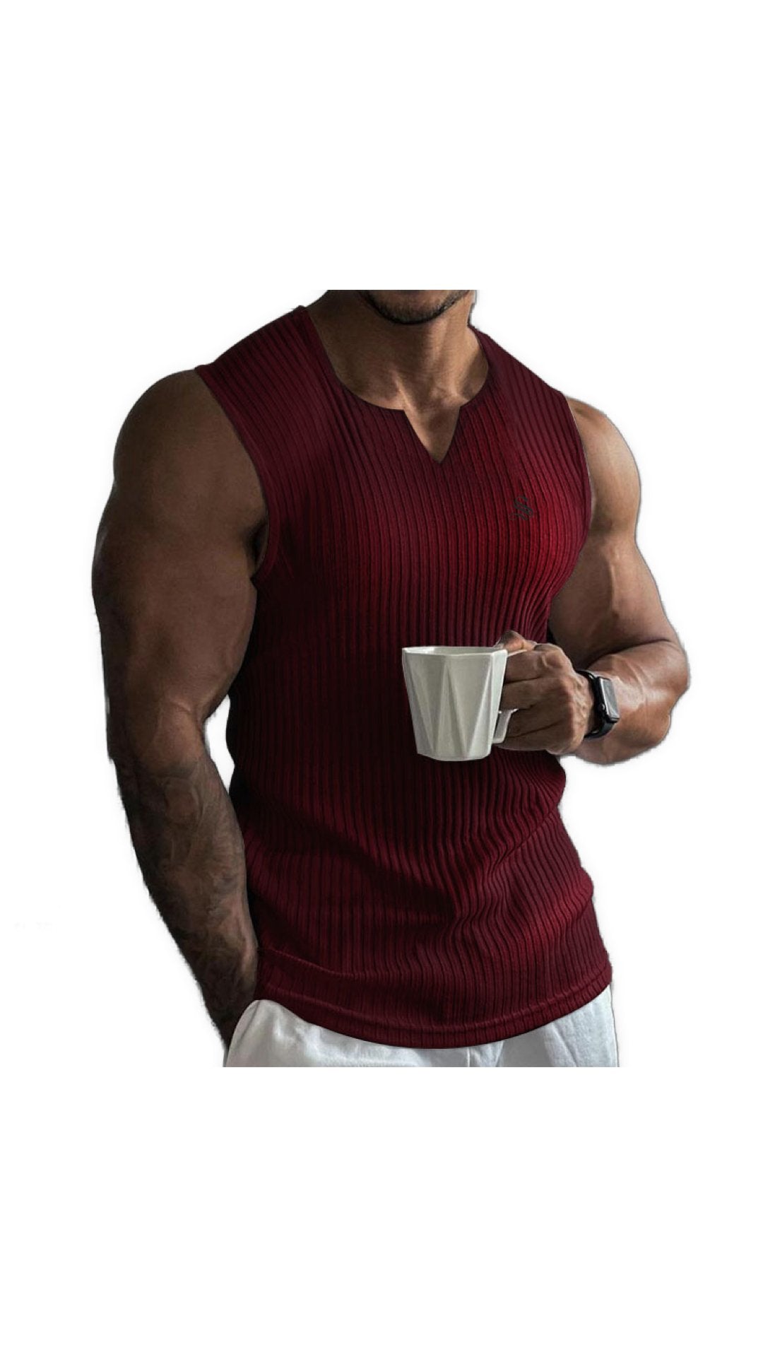 TP 77 - Tank Top for Men - Sarman Fashion - Wholesale Clothing Fashion Brand for Men from Canada