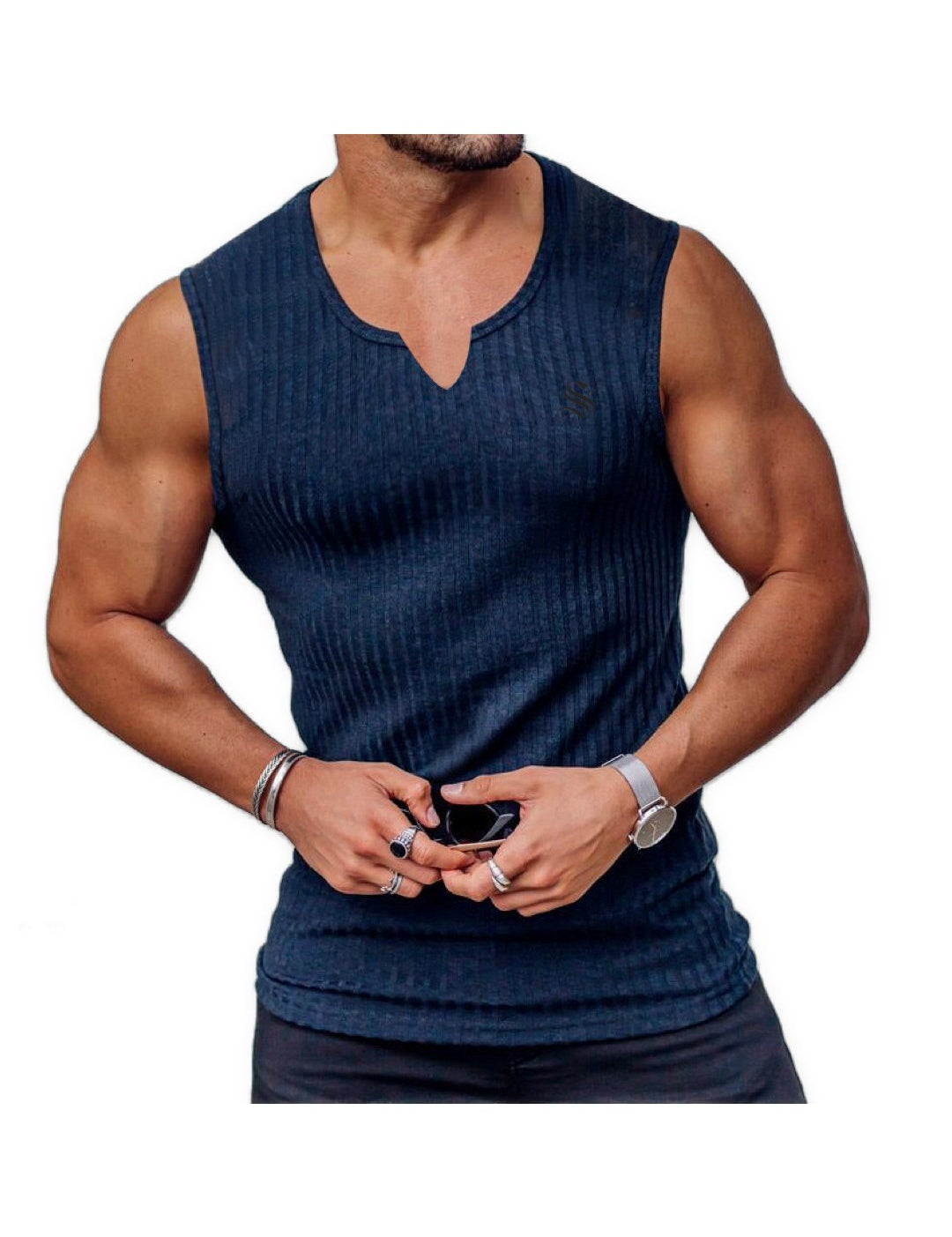 TP 77 - Tank Top for Men - Sarman Fashion - Wholesale Clothing Fashion Brand for Men from Canada