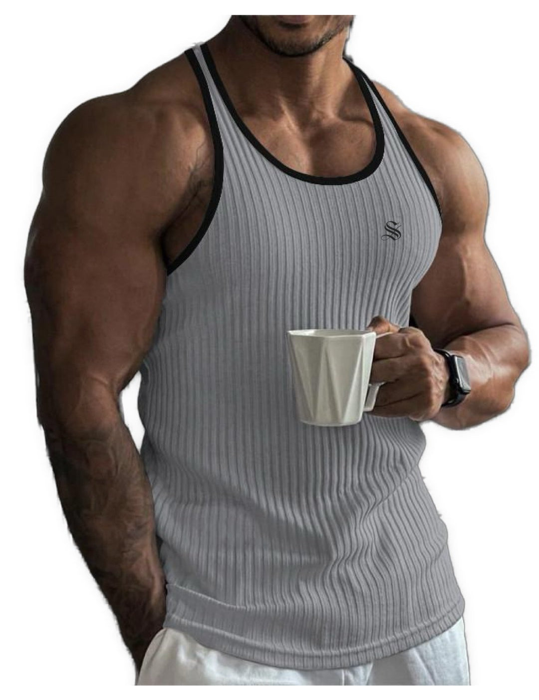 TP99 - Tank Top for Men - Sarman Fashion - Wholesale Clothing Fashion Brand for Men from Canada