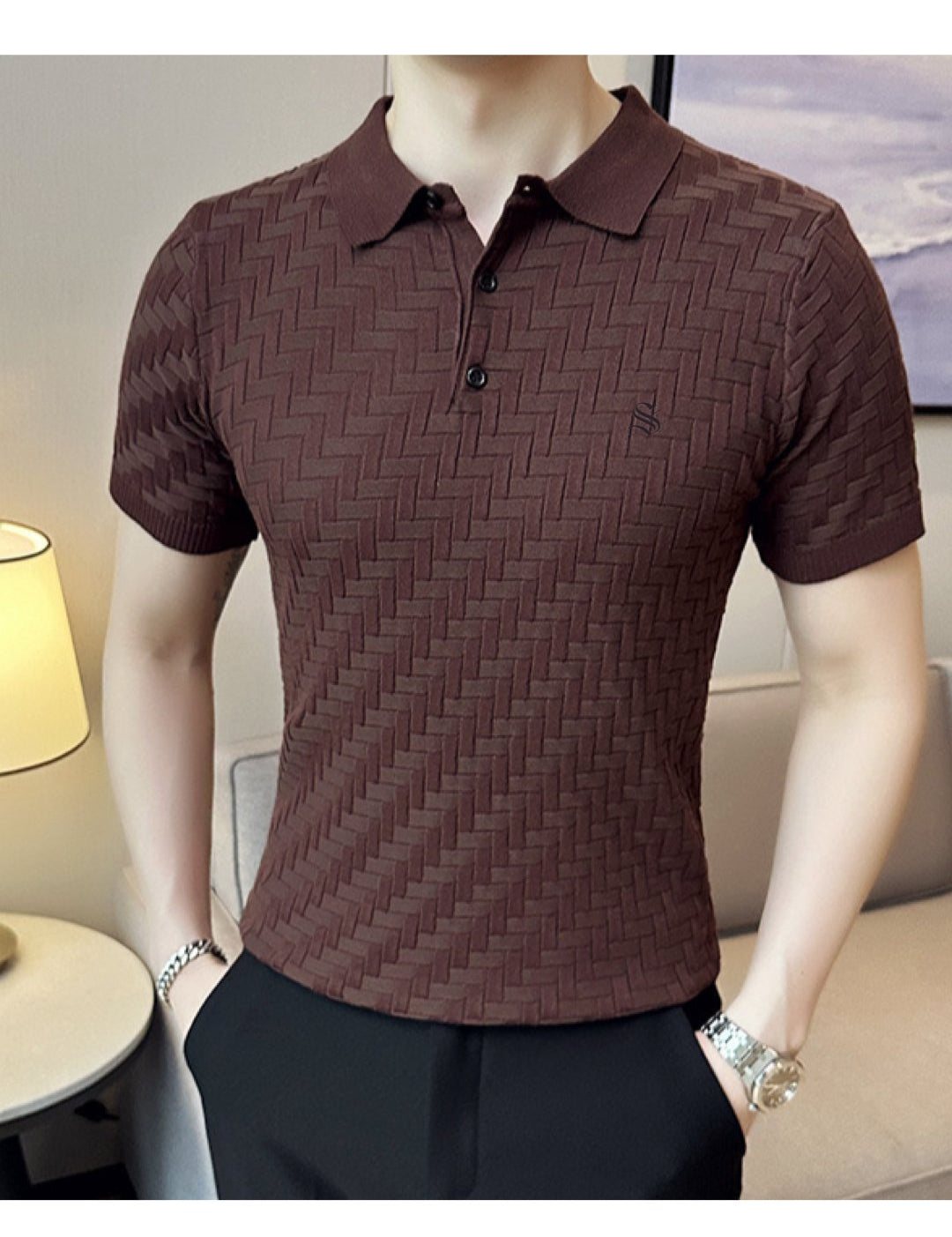 Tunizuna - Polo Shirt for Men - Sarman Fashion - Wholesale Clothing Fashion Brand for Men from Canada