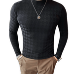 ULG 2 - High Neck Long Sleeve Shirt for Men - Sarman Fashion - Wholesale Clothing Fashion Brand for Men from Canada