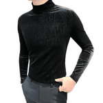 ULG 2 - High Neck Long Sleeve Shirt for Men - Sarman Fashion - Wholesale Clothing Fashion Brand for Men from Canada