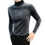 ULG 2 - High Neck Long Sleeve Shirt for Men - Sarman Fashion - Wholesale Clothing Fashion Brand for Men from Canada