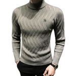 ULG 6 - High Neck Long Sleeve Shirt for Men - Sarman Fashion - Wholesale Clothing Fashion Brand for Men from Canada