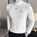 ULG 8 - High Neck Long Sleeve Shirt for Men - Sarman Fashion - Wholesale Clothing Fashion Brand for Men from Canada