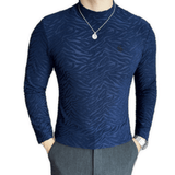 ULG 8 - High Neck Long Sleeve Shirt for Men - Sarman Fashion - Wholesale Clothing Fashion Brand for Men from Canada