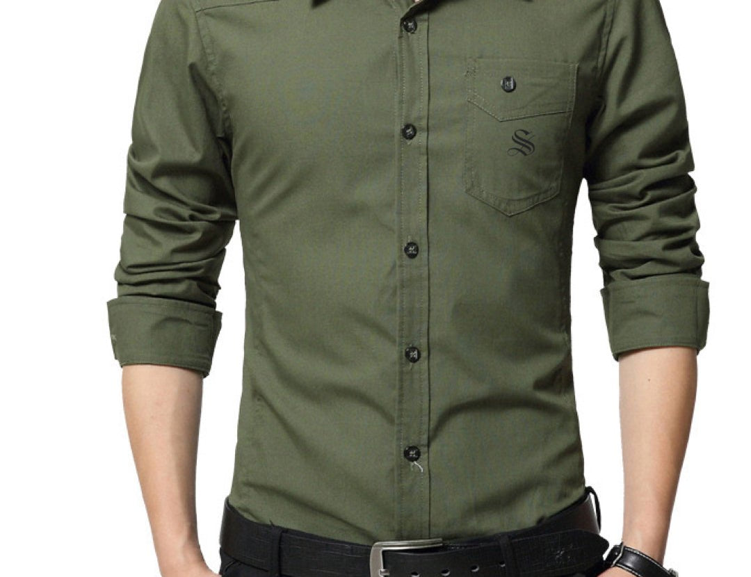 Vaza - Long Sleeves Shirt for Men - Sarman Fashion - Wholesale Clothing Fashion Brand for Men from Canada