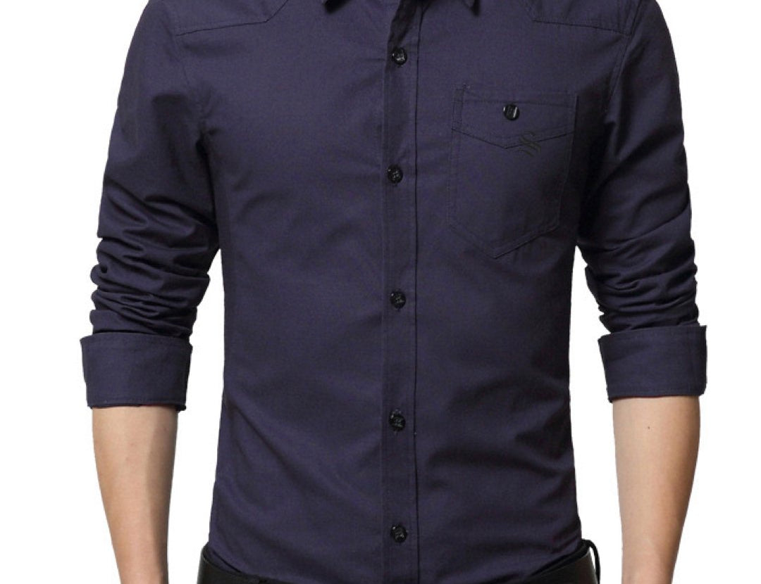 Vaza - Long Sleeves Shirt for Men - Sarman Fashion - Wholesale Clothing Fashion Brand for Men from Canada
