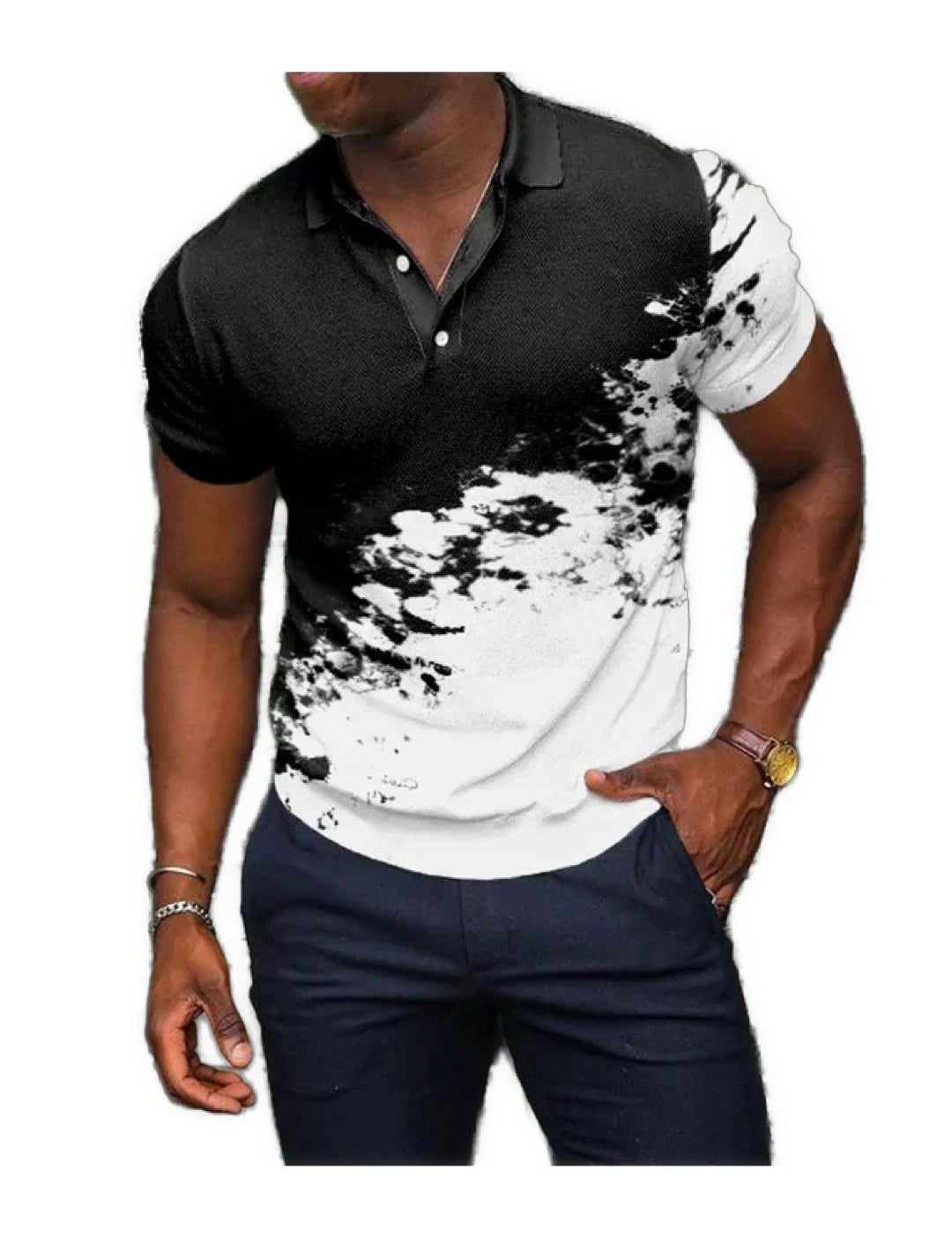 Vista 2 - Polo Shirt for Men - Sarman Fashion - Wholesale Clothing Fashion Brand for Men from Canada