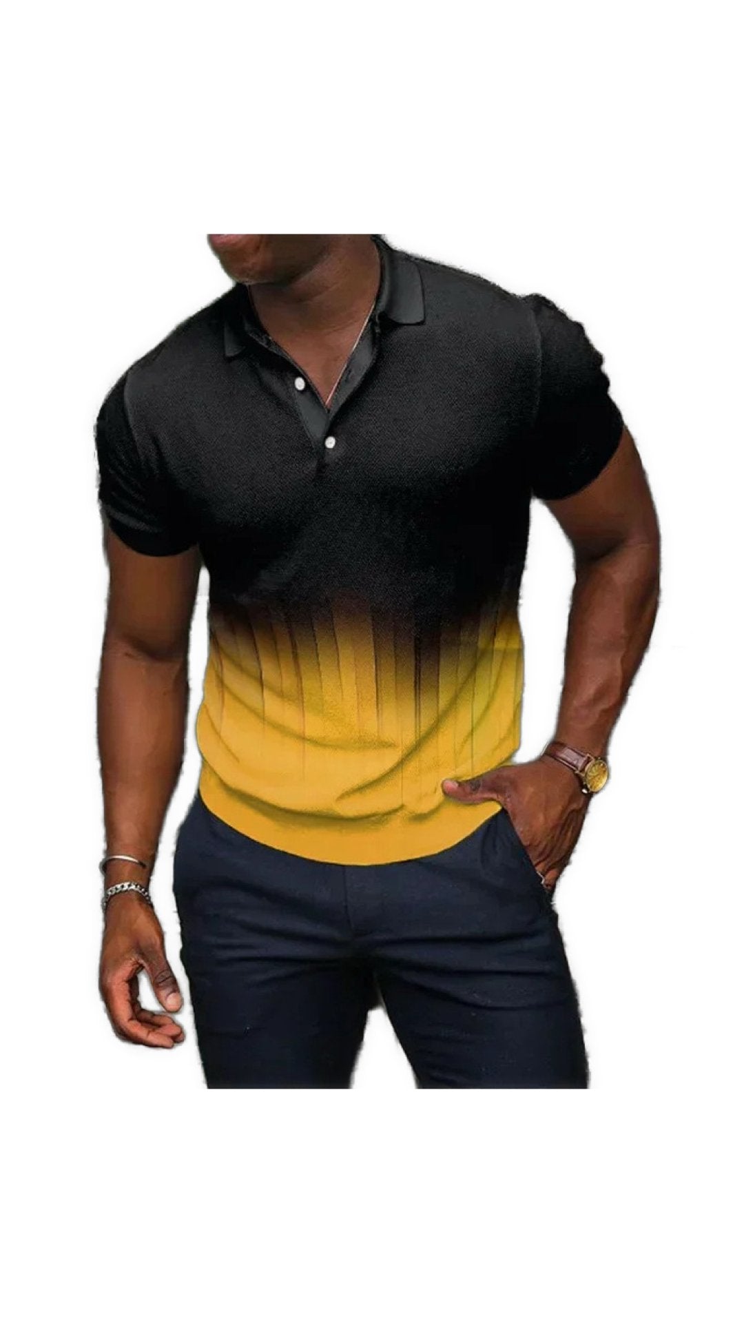 Vista 4 - Polo Shirt for Men - Sarman Fashion - Wholesale Clothing Fashion Brand for Men from Canada