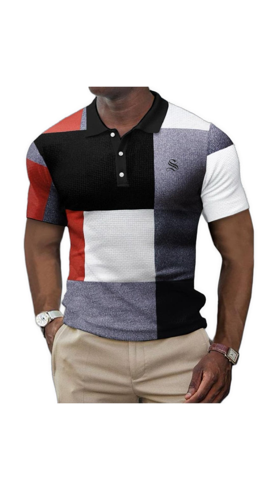 Vista 6 - Polo Shirt for Men - Sarman Fashion - Wholesale Clothing Fashion Brand for Men from Canada