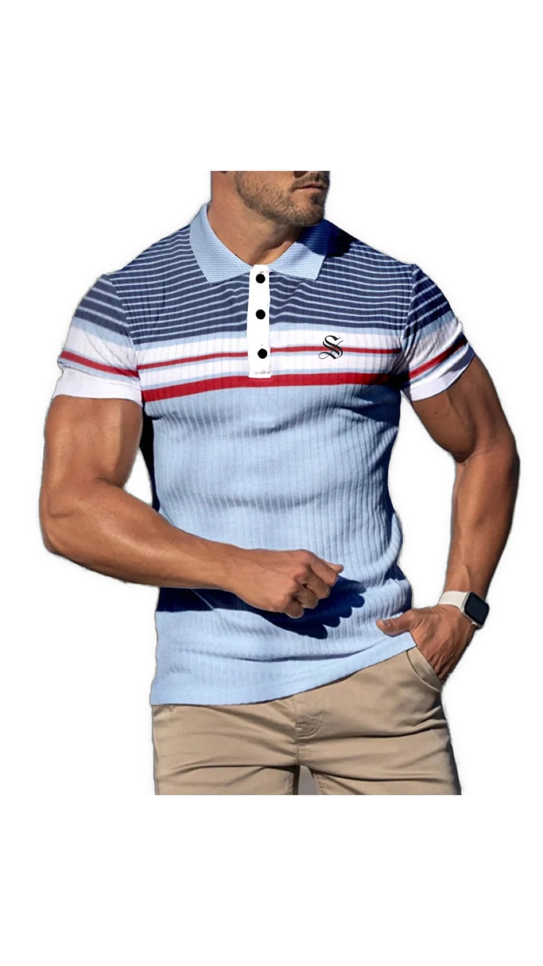 Vista 7 - Polo Shirt for Men - Sarman Fashion - Wholesale Clothing Fashion Brand for Men from Canada