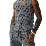 Voppa - Set Tank Top & Shorts for Men - Sarman Fashion - Wholesale Clothing Fashion Brand for Men from Canada