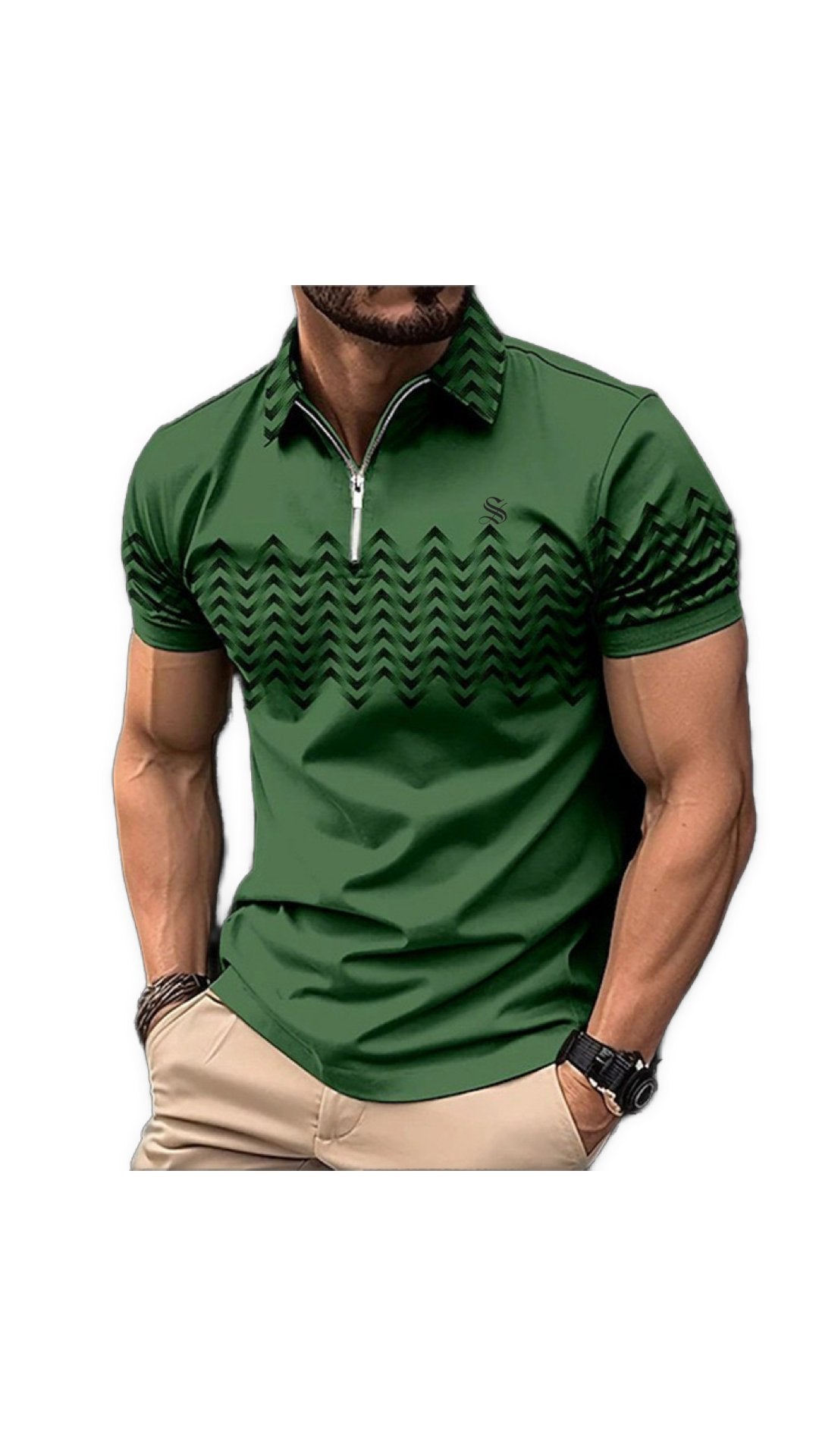 Wavoli - Polo Shirt for Men - Sarman Fashion - Wholesale Clothing Fashion Brand for Men from Canada