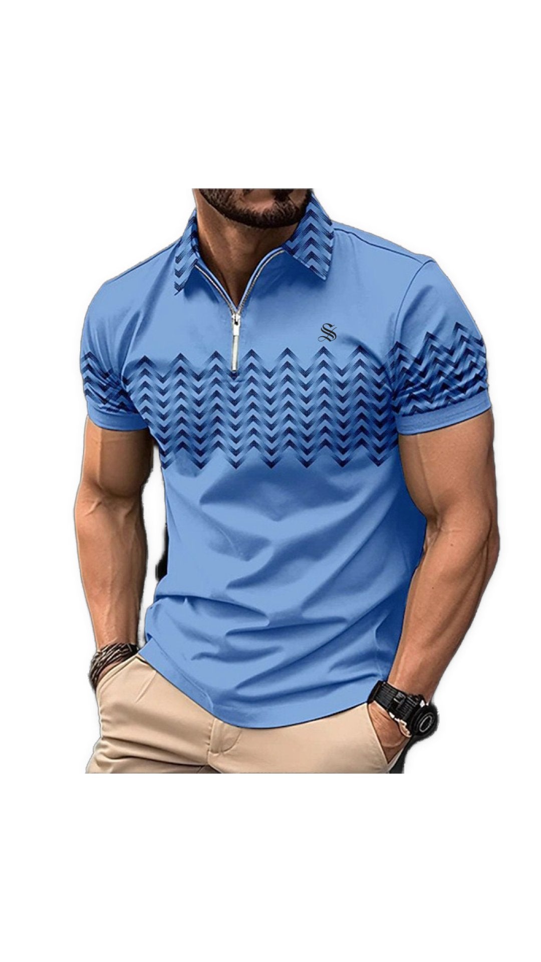 Wavoli - Polo Shirt for Men - Sarman Fashion - Wholesale Clothing Fashion Brand for Men from Canada