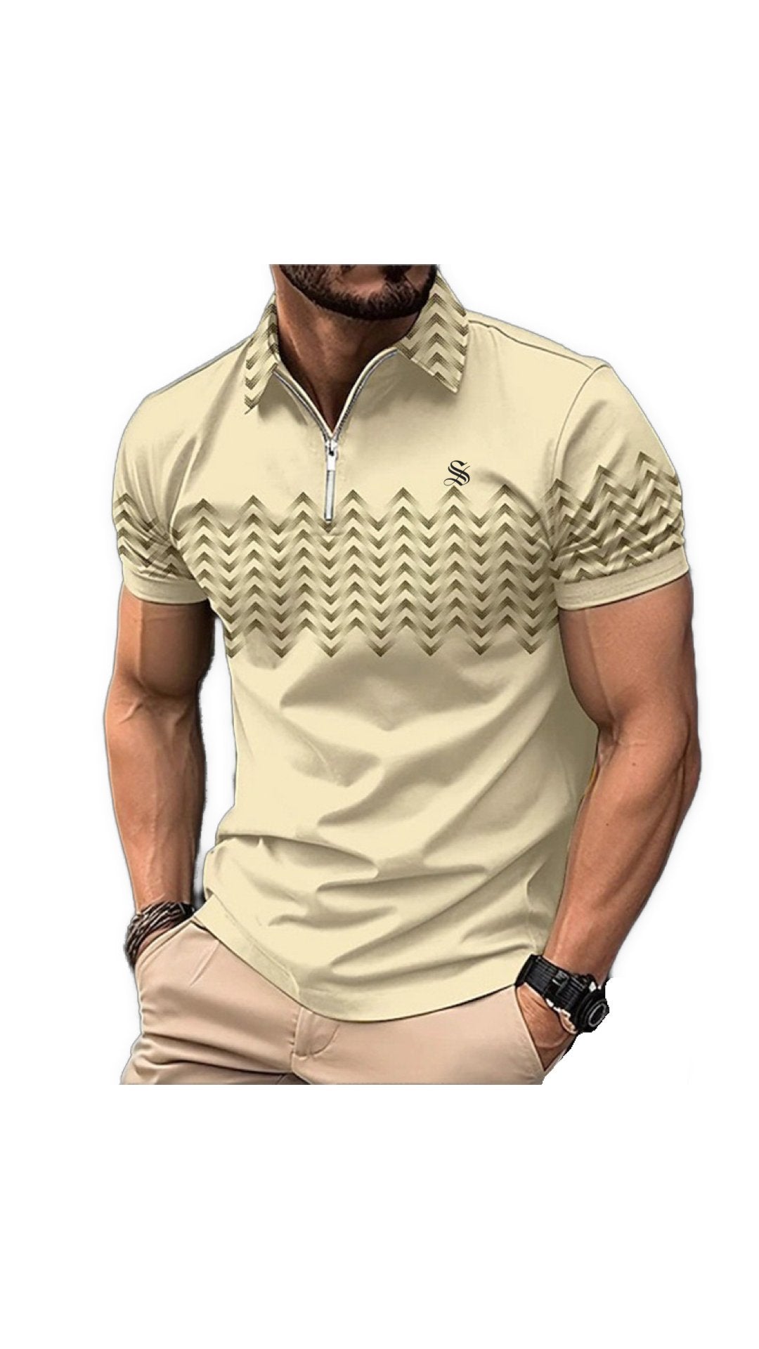 Wavoli - Polo Shirt for Men - Sarman Fashion - Wholesale Clothing Fashion Brand for Men from Canada