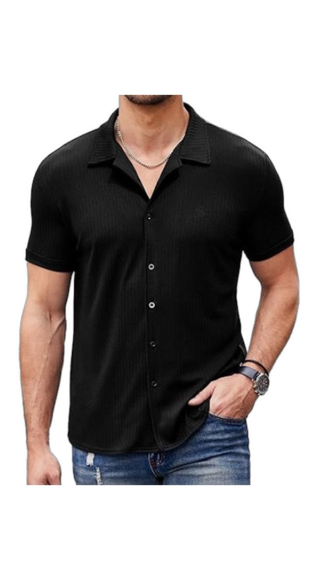 WillS - Short Sleeves Shirt for Men - Sarman Fashion - Wholesale Clothing Fashion Brand for Men from Canada