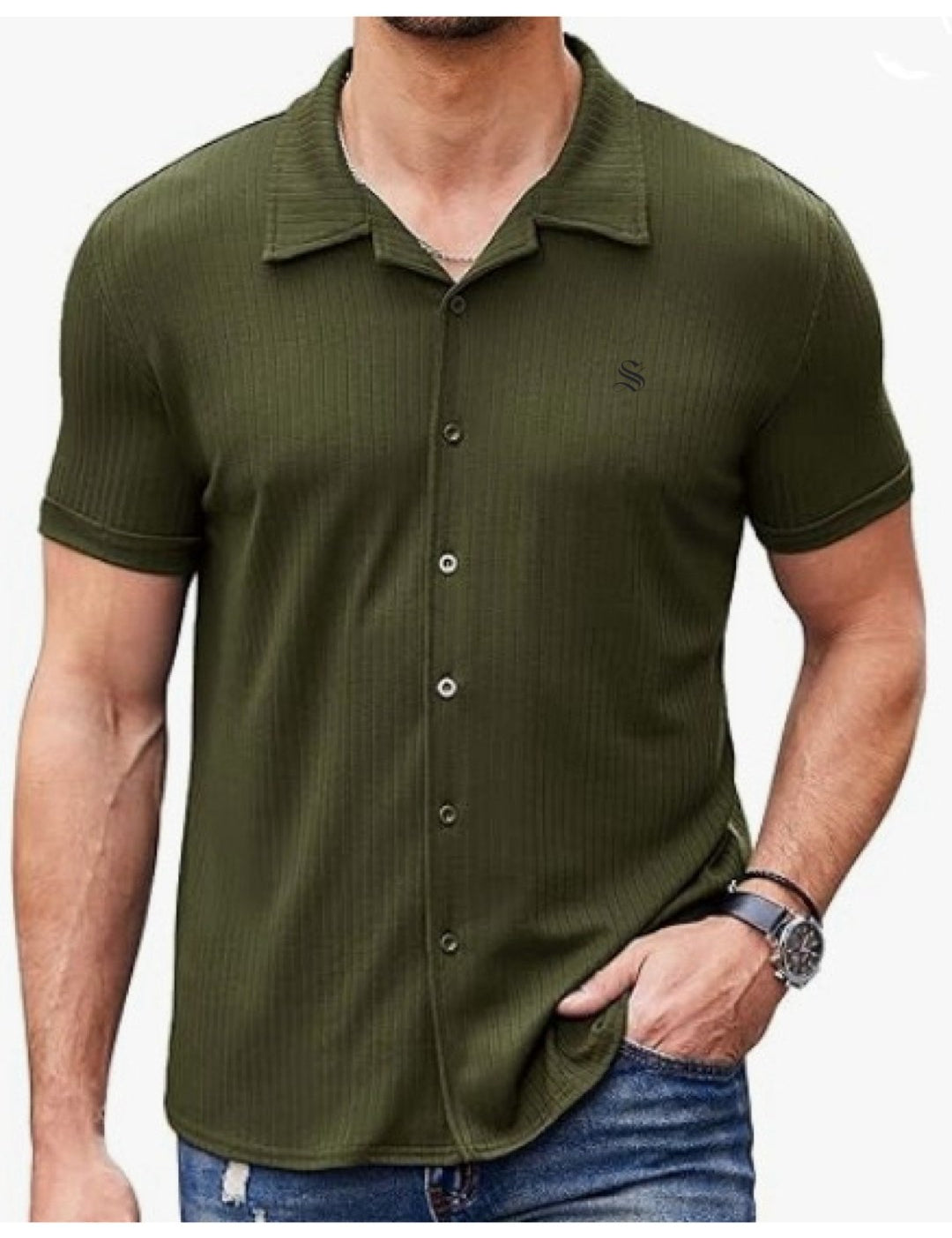 WillS - Short Sleeves Shirt for Men - Sarman Fashion - Wholesale Clothing Fashion Brand for Men from Canada