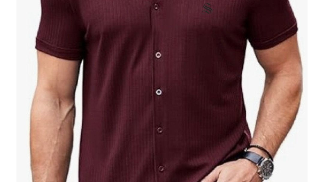 WillS - Short Sleeves Shirt for Men - Sarman Fashion - Wholesale Clothing Fashion Brand for Men from Canada