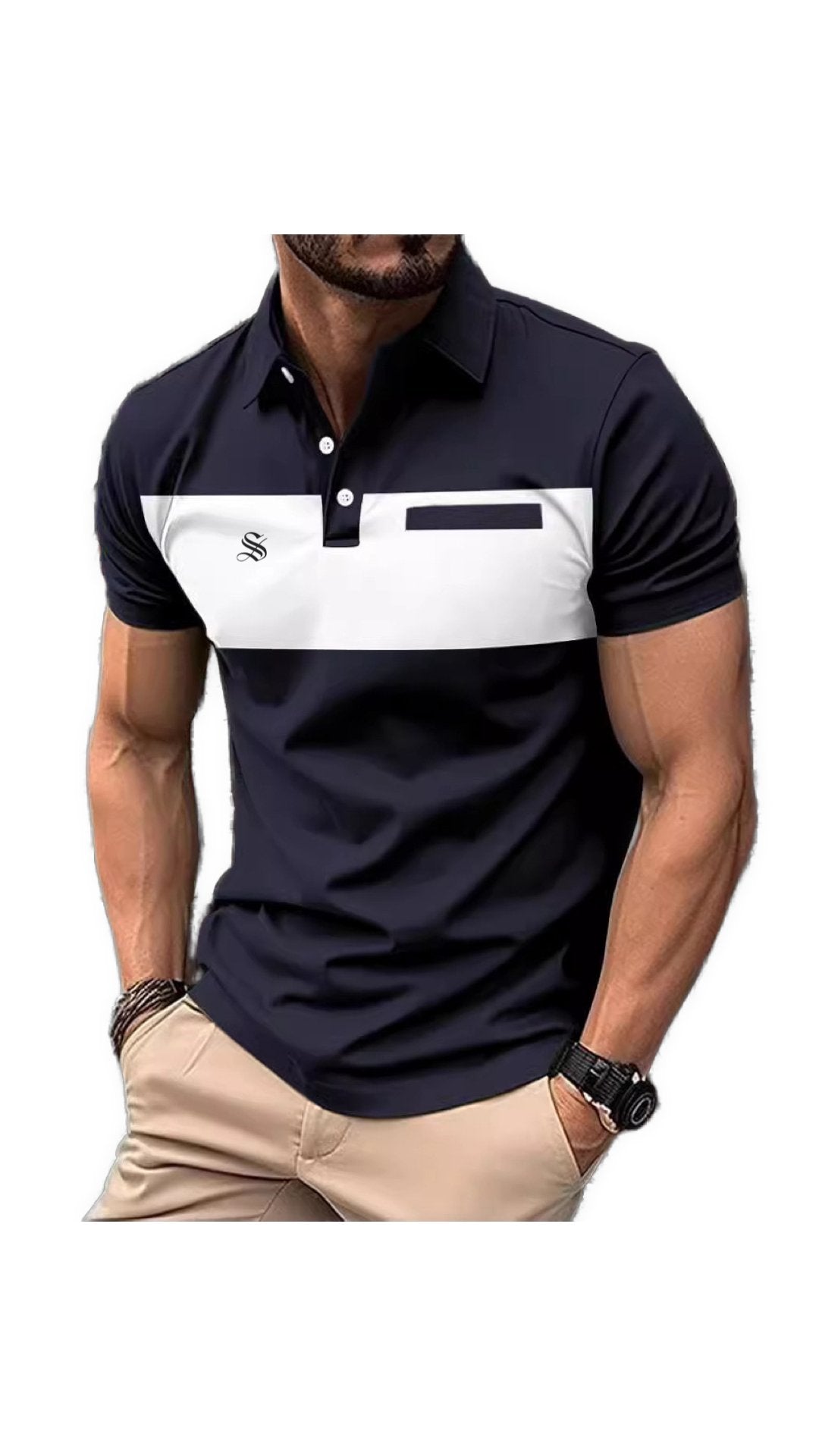 Winifol - Polo Shirt for Men - Sarman Fashion - Wholesale Clothing Fashion Brand for Men from Canada