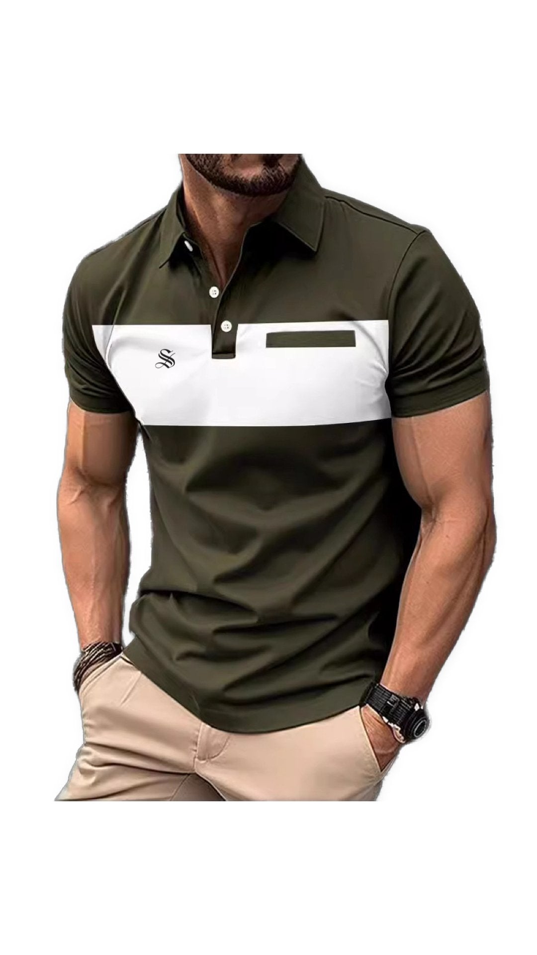 Winifol - Polo Shirt for Men - Sarman Fashion - Wholesale Clothing Fashion Brand for Men from Canada