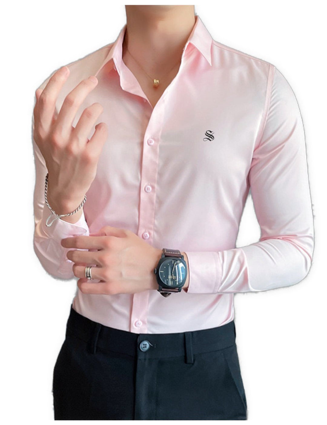 WOKO - Long Sleeves Shirt for Men - Sarman Fashion - Wholesale Clothing Fashion Brand for Men from Canada