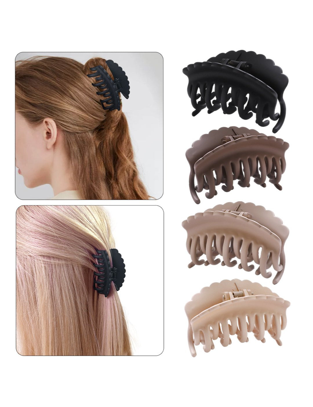 Women’s Hair Clip - 10 - Combo Pack - Sarman Fashion - Wholesale Clothing Fashion Brand for Men from Canada