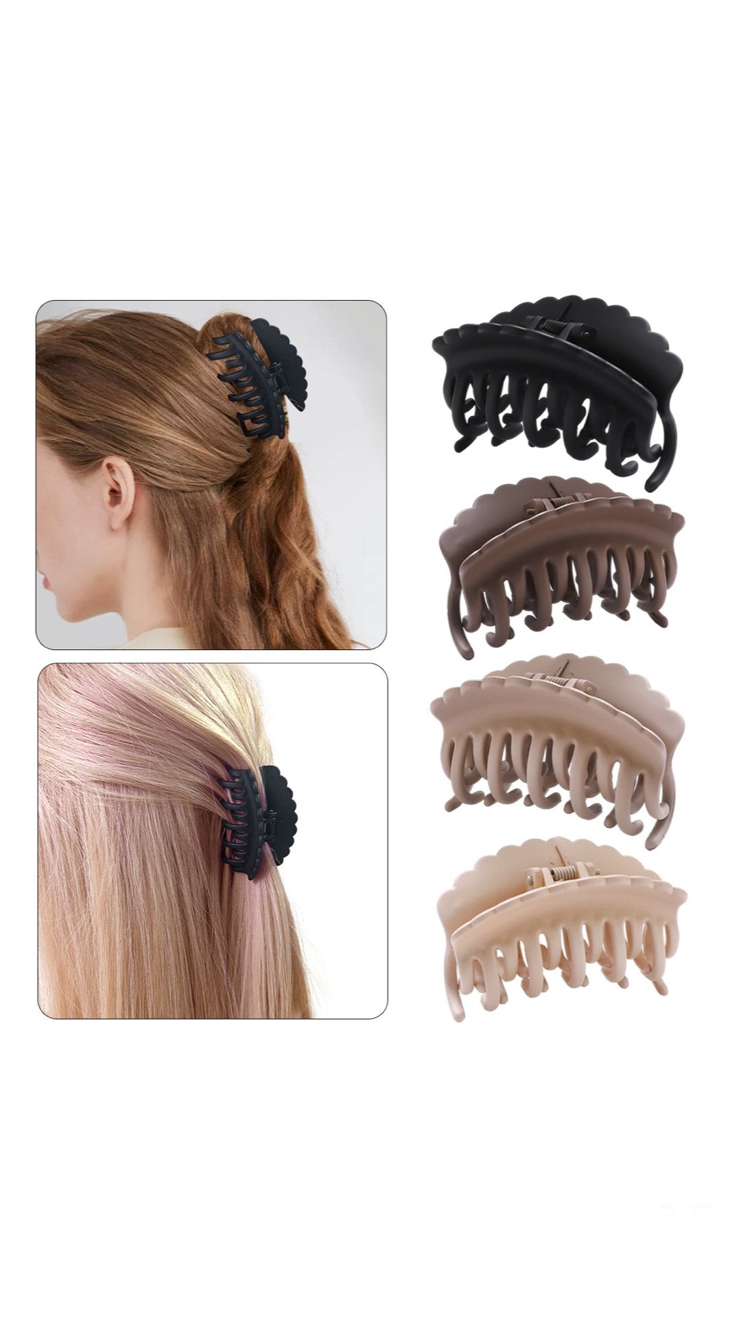 Women’s Hair Clip - 10 - Combo Pack - Sarman Fashion - Wholesale Clothing Fashion Brand for Men from Canada