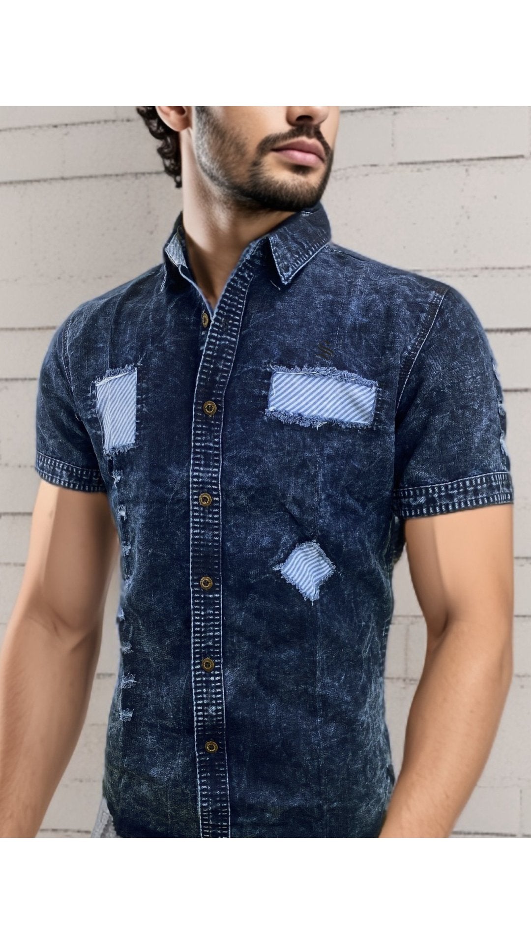 Wpuk - Short Sleeves Shirt for Men - Sarman Fashion - Wholesale Clothing Fashion Brand for Men from Canada