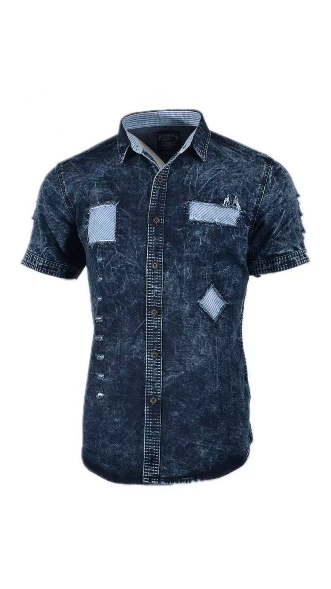 Wpuk - Short Sleeves Shirt for Men - Sarman Fashion - Wholesale Clothing Fashion Brand for Men from Canada