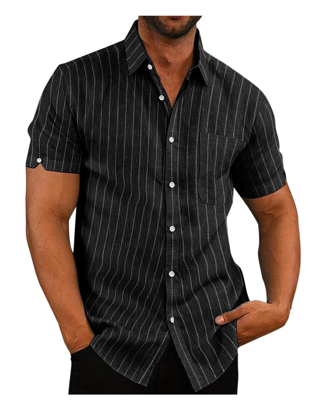 Wuduwa - Short Sleeves Shirt for Men - Sarman Fashion - Wholesale Clothing Fashion Brand for Men from Canada