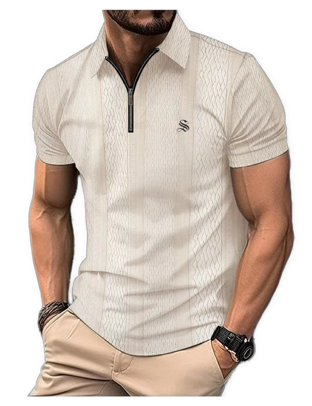 Wyerta - Polo Shirt for Men - Sarman Fashion - Wholesale Clothing Fashion Brand for Men from Canada