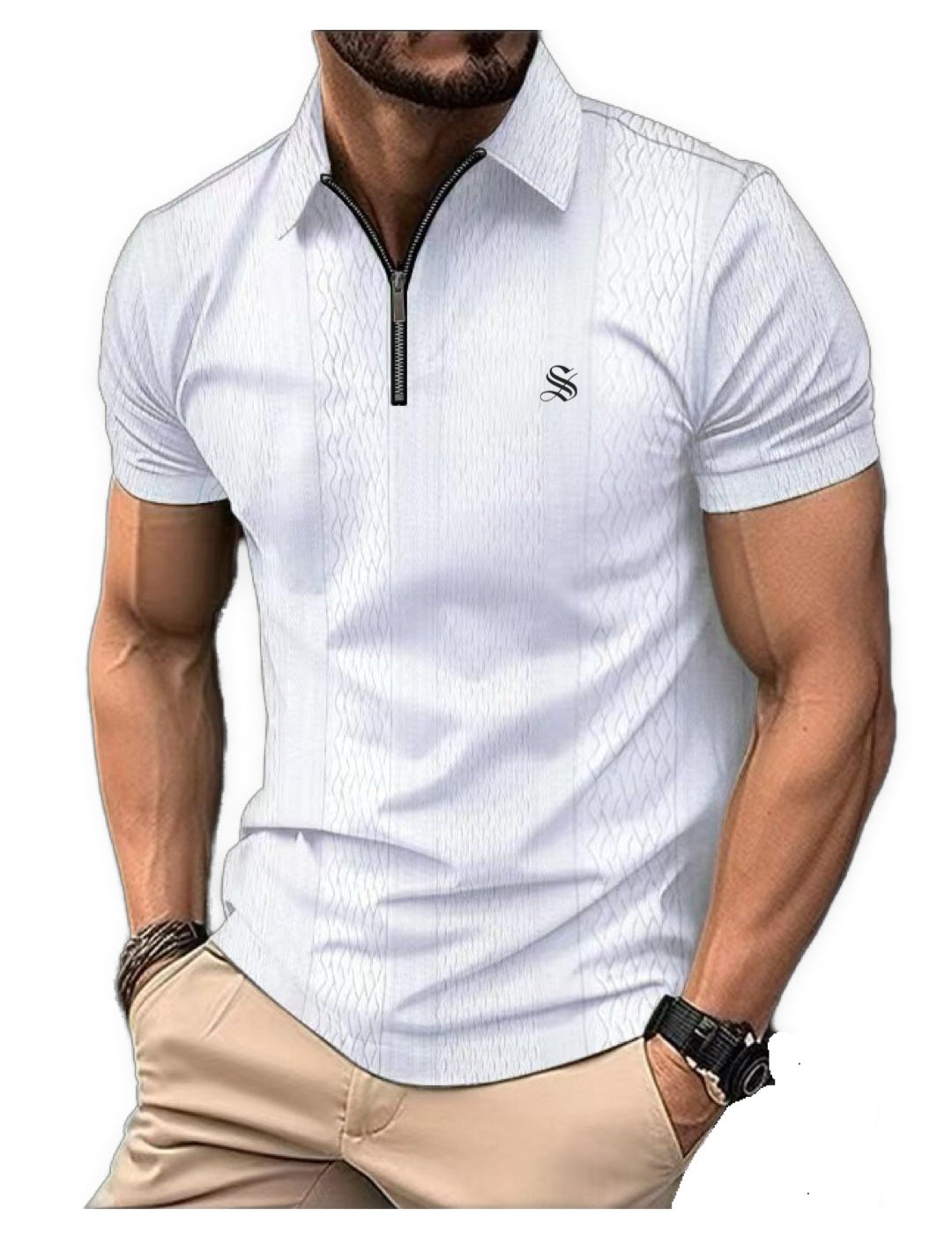 Wyerta - Polo Shirt for Men - Sarman Fashion - Wholesale Clothing Fashion Brand for Men from Canada