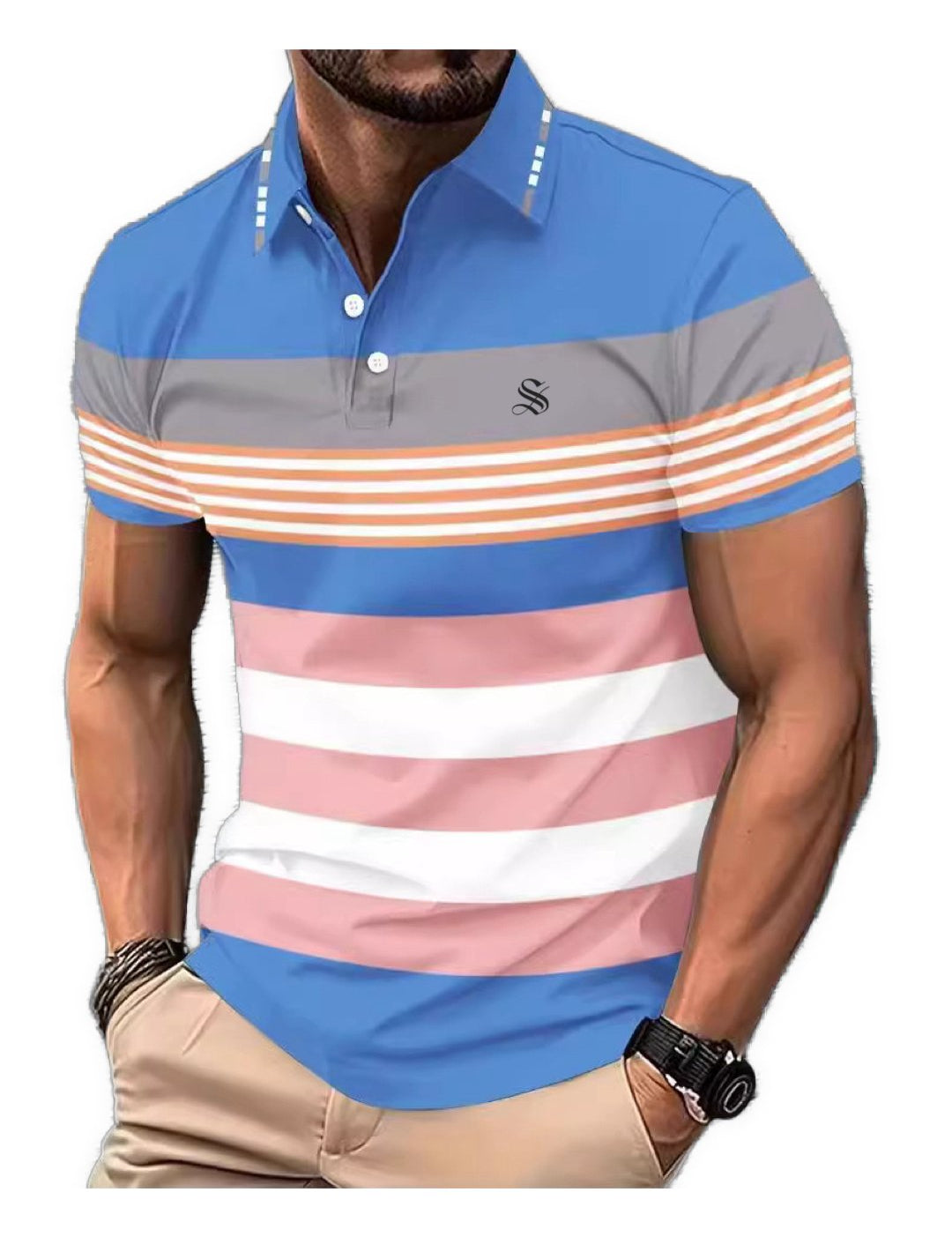 Xoina - Polo Shirt for Men - Sarman Fashion - Wholesale Clothing Fashion Brand for Men from Canada