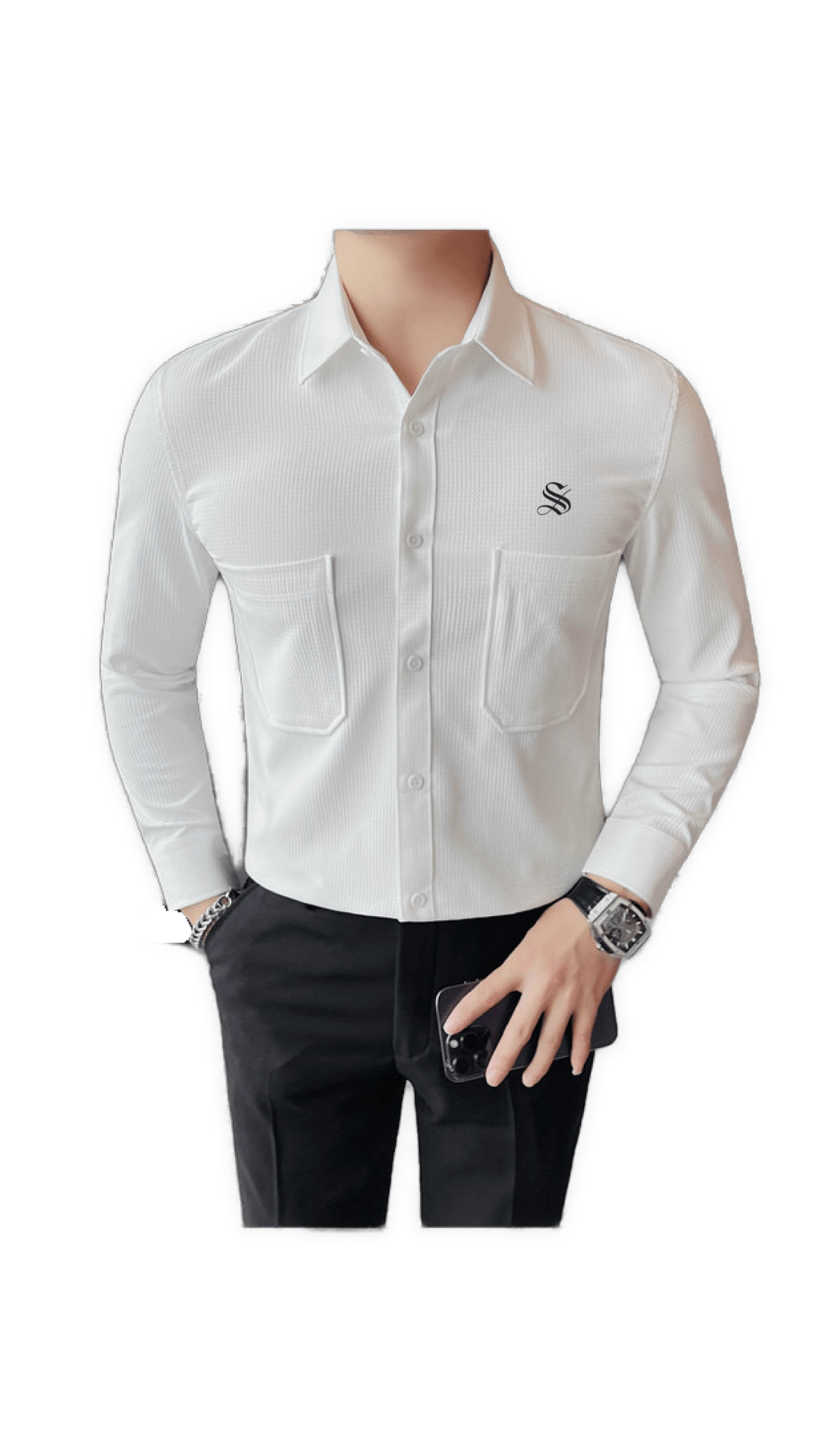 Xuha - Long Sleeves Shirt for Men - Sarman Fashion - Wholesale Clothing Fashion Brand for Men from Canada