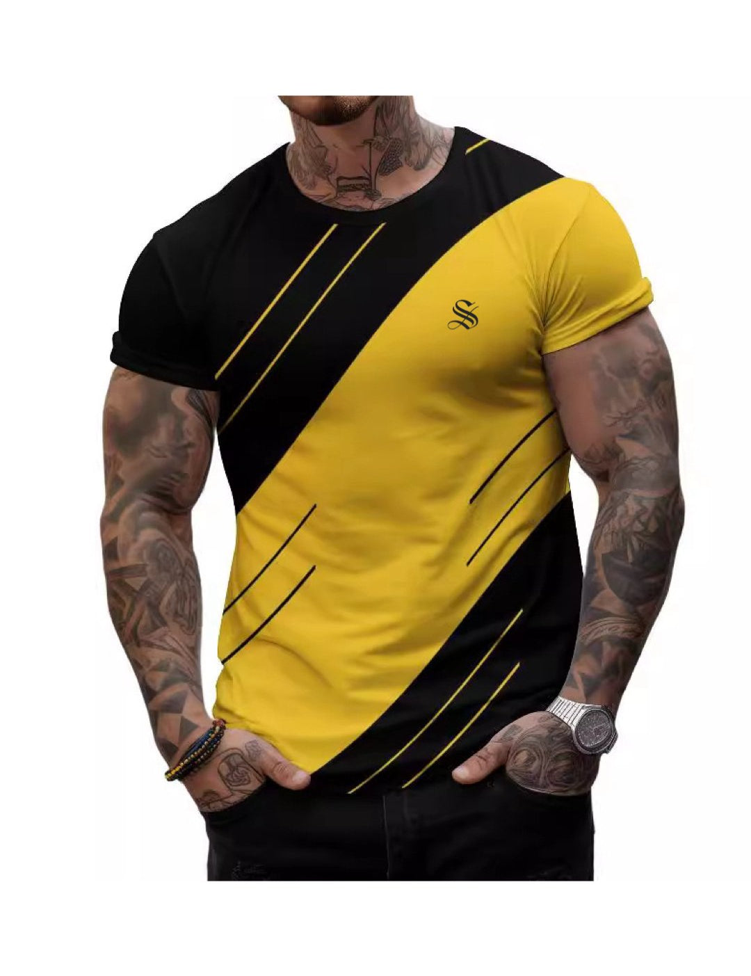 YPokem - T-shirt for Men - Sarman Fashion - Wholesale Clothing Fashion Brand for Men from Canada