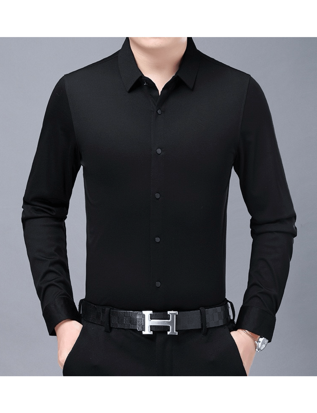 ZAR 2 - Long Sleeves Shirt for Men - Sarman Fashion - Wholesale Clothing Fashion Brand for Men from Canada