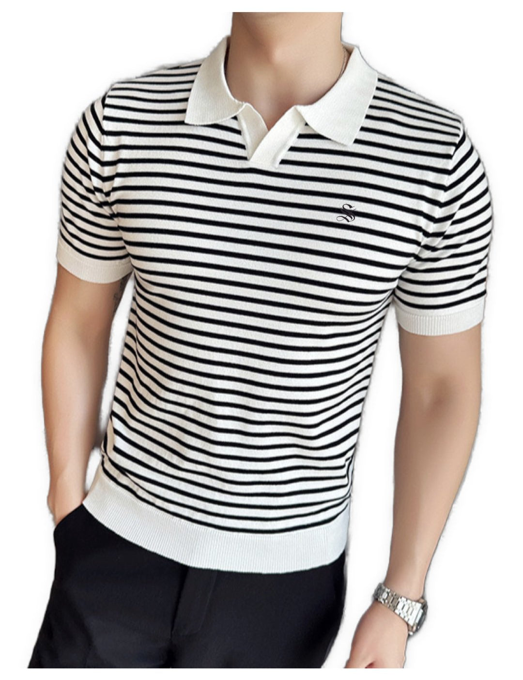 Zibozo - Polo Shirt for Men - Sarman Fashion - Wholesale Clothing Fashion Brand for Men from Canada