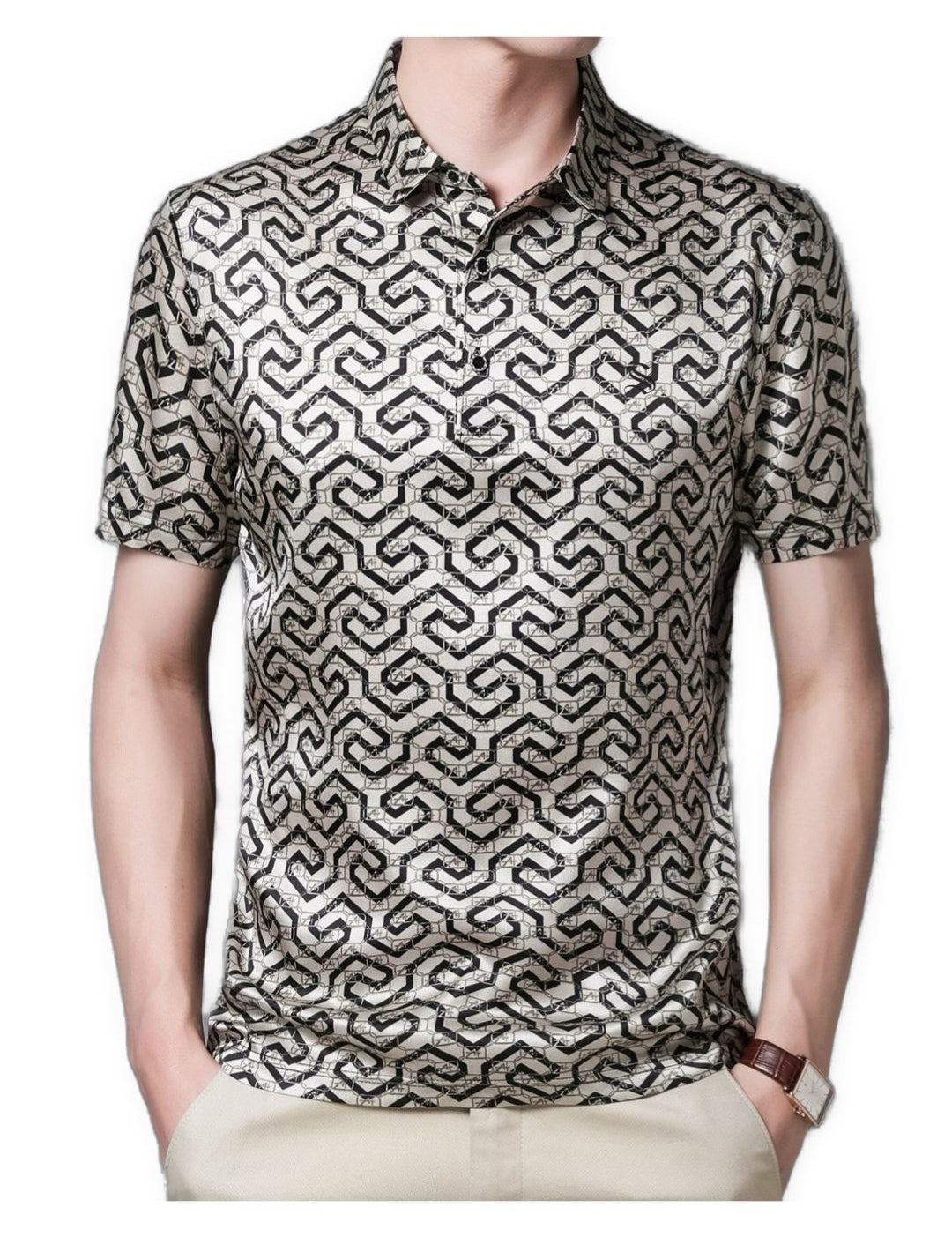 Zigzag - Polo Shirt for Men - Sarman Fashion - Wholesale Clothing Fashion Brand for Men from Canada