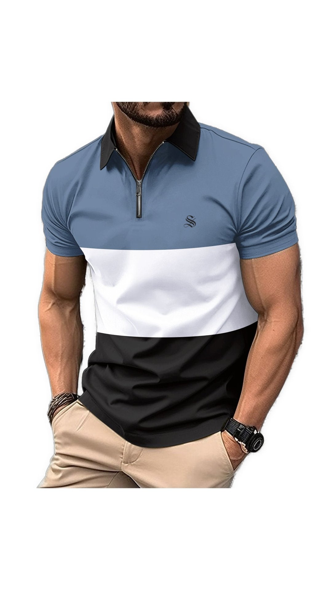 Zijik - Polo Shirt for Men - Sarman Fashion - Wholesale Clothing Fashion Brand for Men from Canada